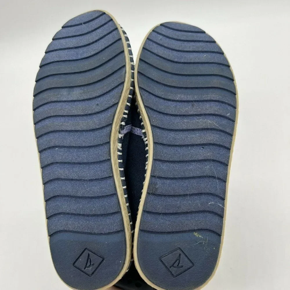 Sperry Skysail Vineyard Vines Whale Shoes Girls Size 13M blue